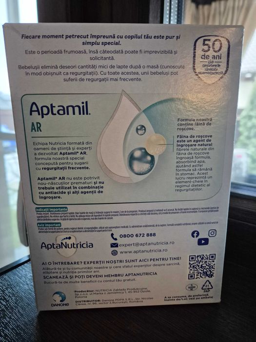 Aptamil AR cutie sigilata