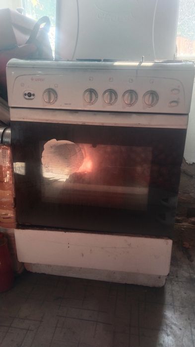 Газовая плита, рабочая