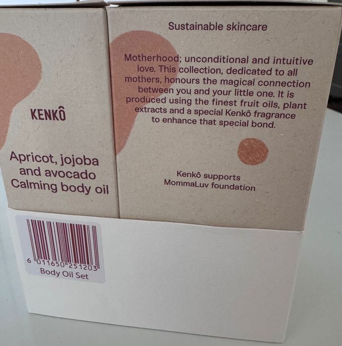 Козметика за мама и бебе Kenko, подаръчен комплект body oil неотварян