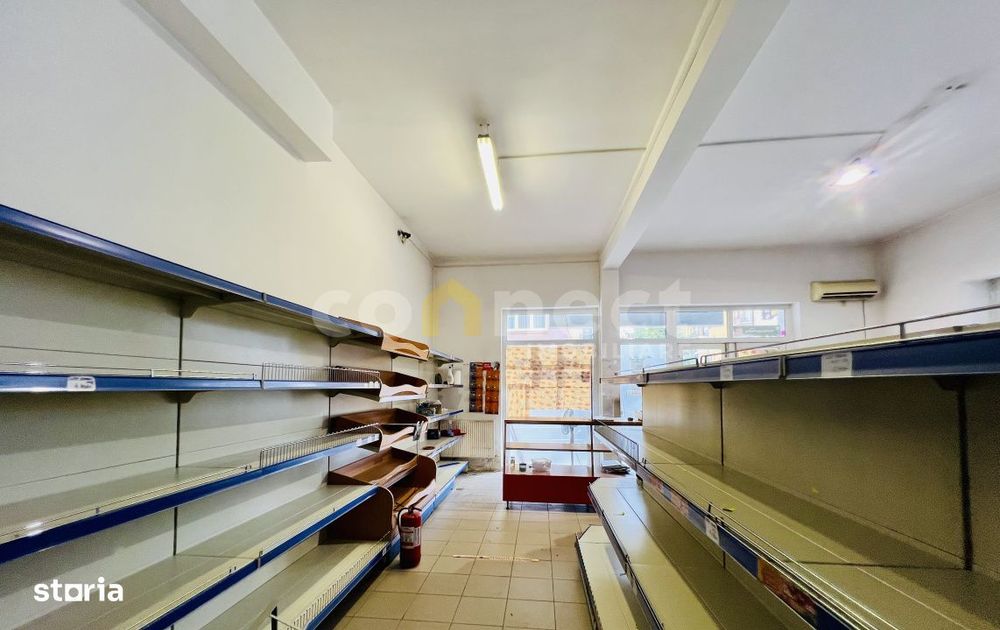 Spatiu comercial de vanzare | SU 126 mp | Vitrina, birou, depozitare |