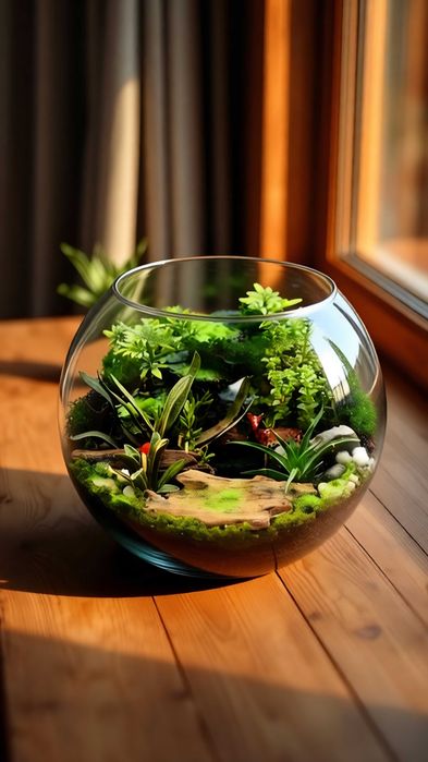 Флорариум, суккуленты