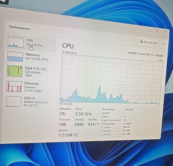PC Gaming i5 14400F - 16GB DDR4 - Nvidia RTX 4060 - SSD - KROM AMANET