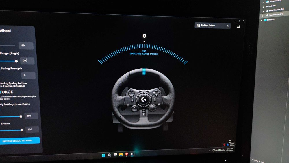 Volan Logitech G923 + Schimbator Logitech