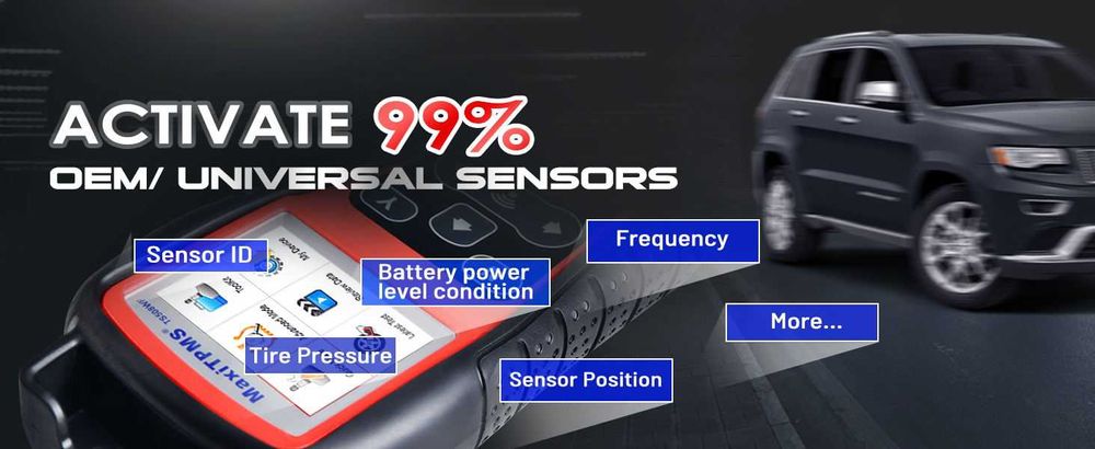 Уред за програмиране на TPMS Датчици Autel TS508WF, доживотни ъпдейти