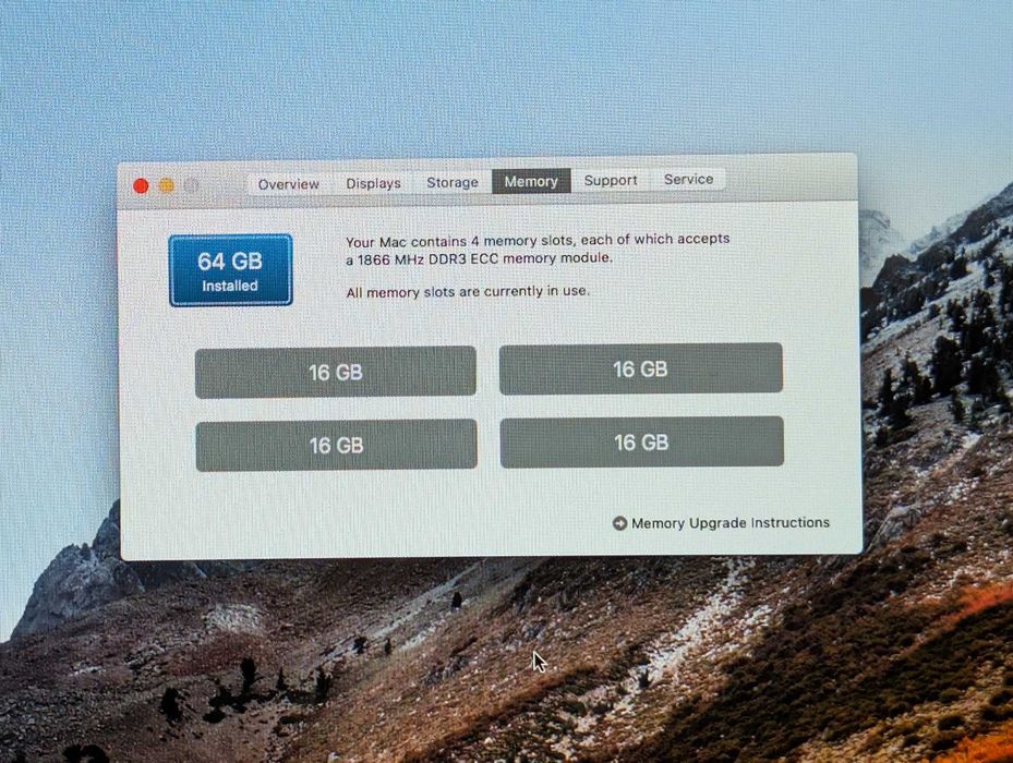 Mac Pro Trash Can (Late 2013) - 12 Core / 64GB/ 1TB SSD /Dual Gpu