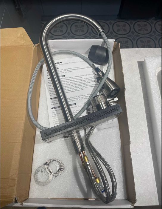 Смесител за кухня REA CONOR BRUSH NICKEL