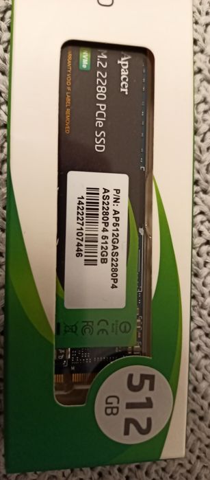 SSD M.2 512Gb  2280