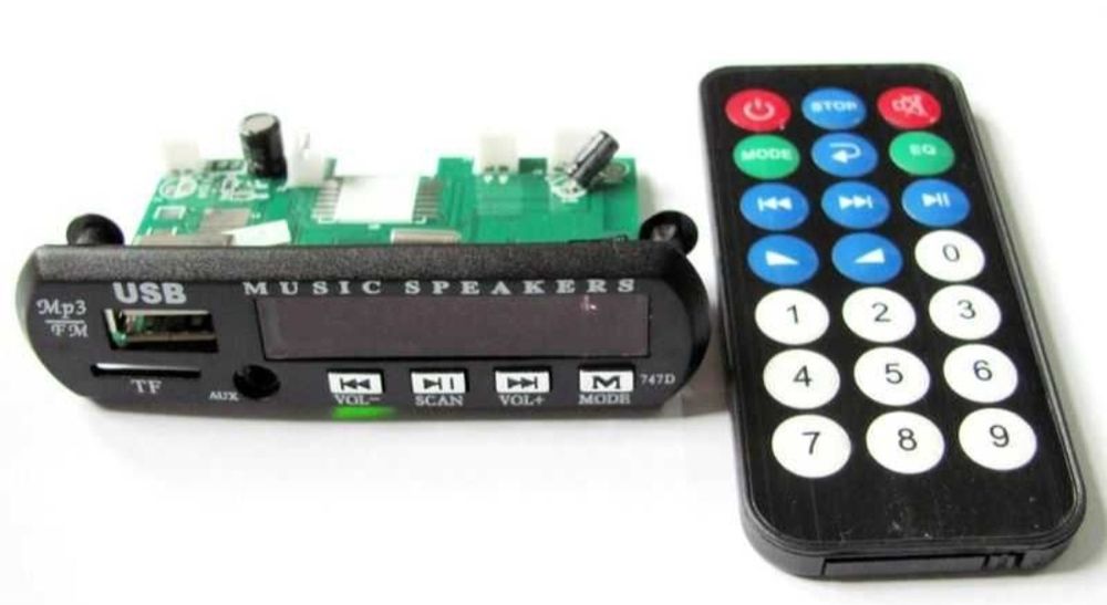 Modul MP3 Radio SD/USB si Telecomanda Modul Bluetooth MP3 si Radio