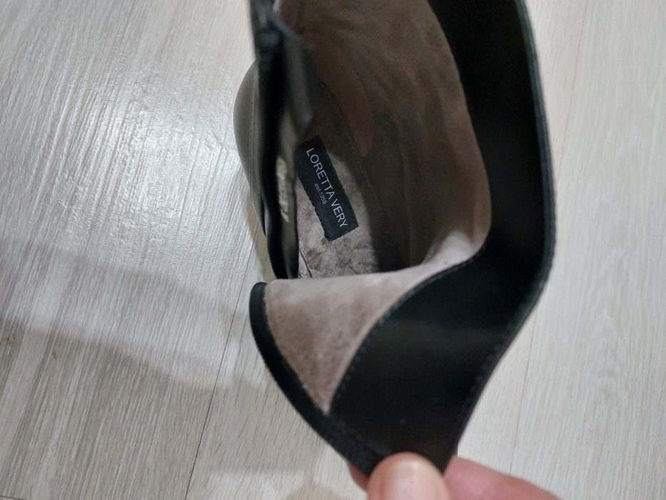 Ботильоны новые кожаные р38