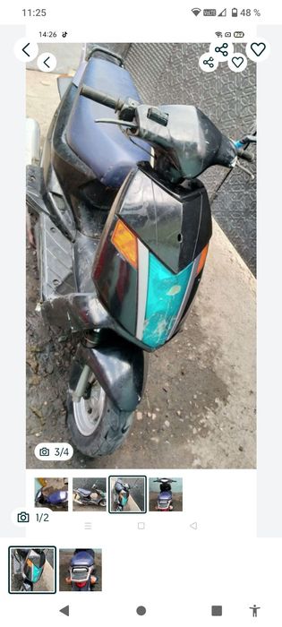 Продам скутер 80 кубовую на ходу