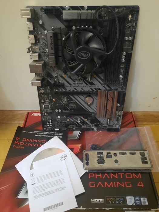 Дънна платка Asrock H470 CPU i5 10500