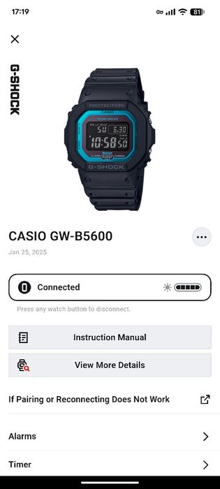 Casio G-SHOCK GW B5600 D2R