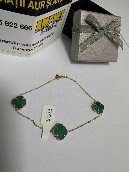 Bratara Cu Trifoi Aur 14k 3.37gr (cdc)