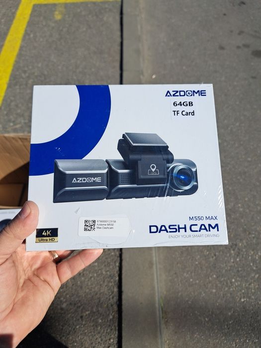 Camera auto DVR AZDOME M550, Tripla, 4K, WiFi, GPS, Unghi 170 , WDR
