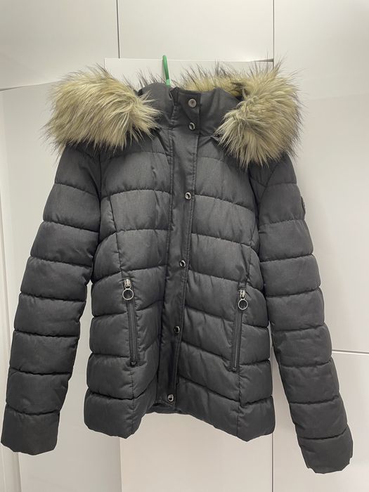 Дамско Яке Only черно с качулка