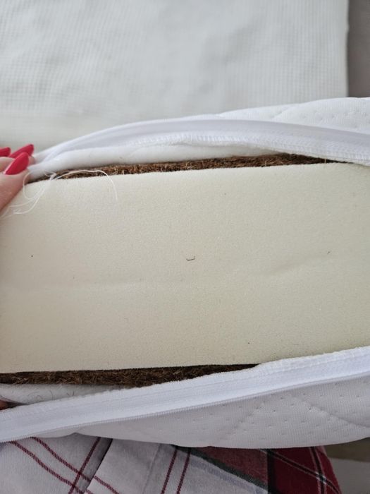 Saltea bebelusi cu strat de cocos