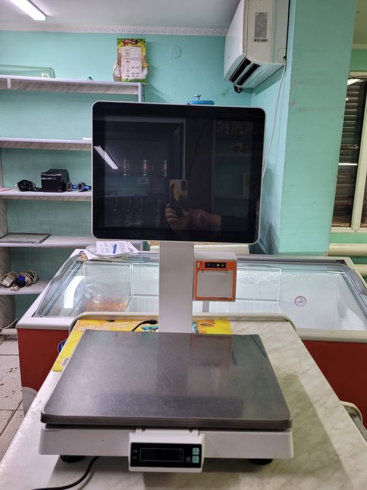 Моноблок 3 в 1 (весы, принтер чеков и моноблок)