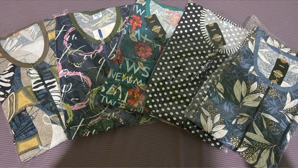 Домашние халаты по 2700 размеры от 52-60