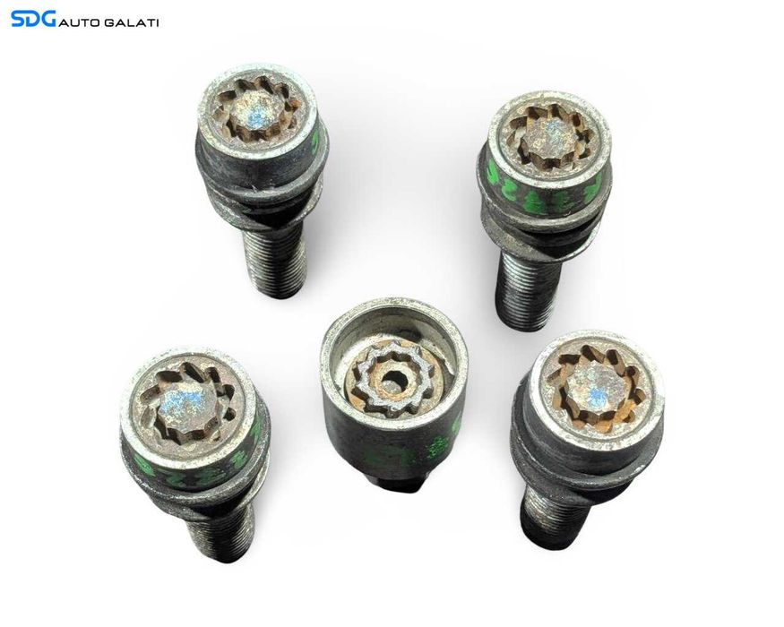 Set Prezoane cu Cheie Antifurt Roti Jante Volkswagen Touareg 7L 2002 - 2010 [LR3726]
