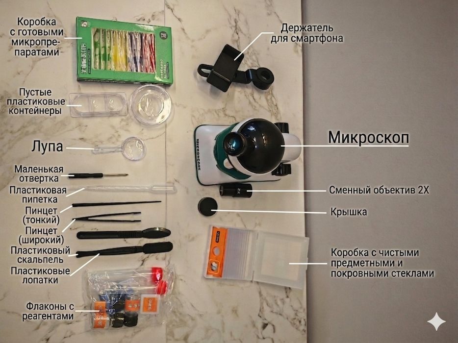 Микроскоп в идеалном состояний