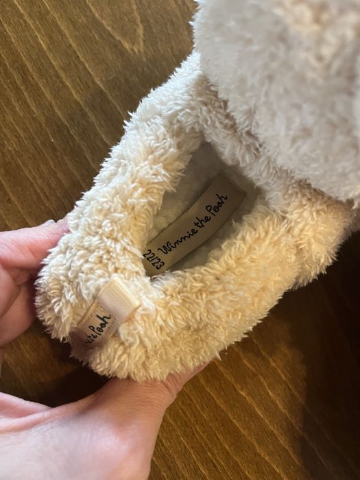 Меки и топли пантофки с мече / 22 р-р