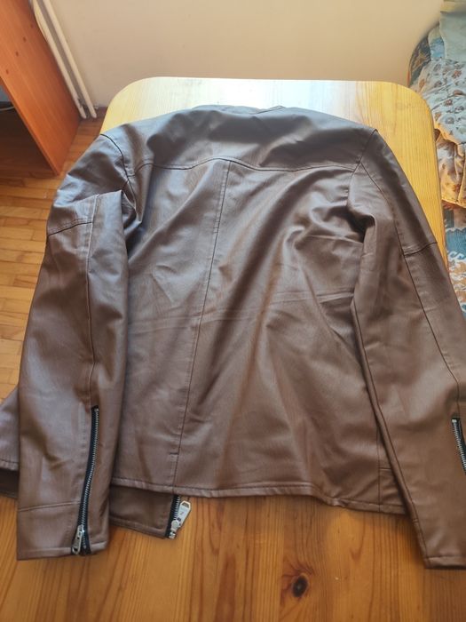 Мъжко зимно кожено яке Заго