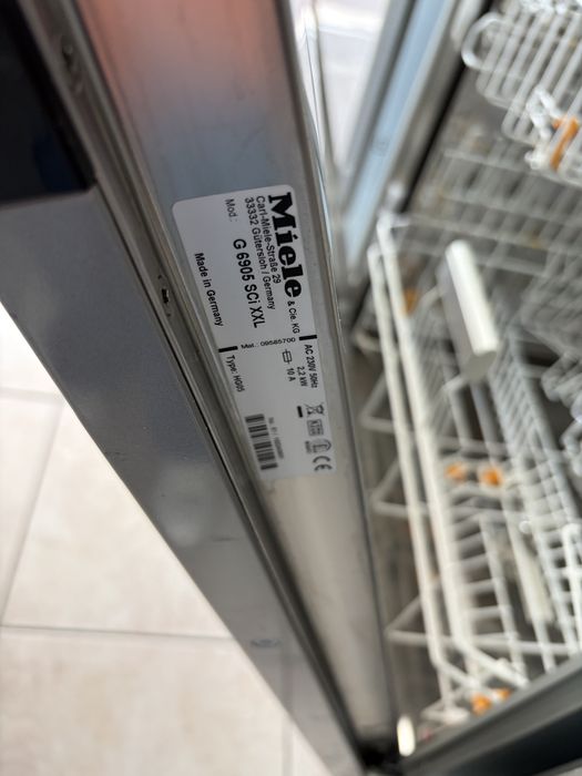 Miele G 6905 sci XXL миялна за частично вграждане AutoOpen/24 мес гаранция