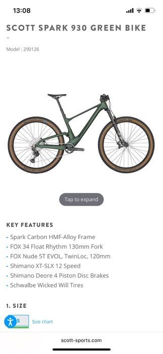 SCOTT Spark 930 Green Bike