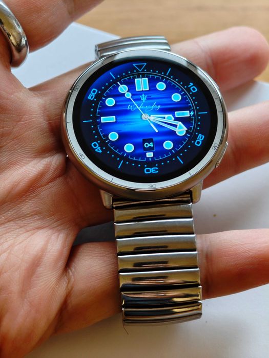 Amazfit Active 2 Premium - Сапфир стъкло, метална гривна!