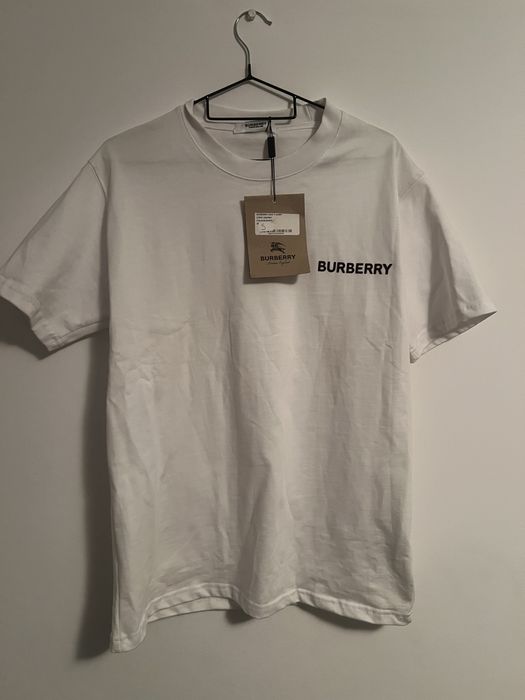 Tricou alb Burberry