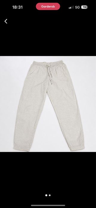 Брюки  лен от H&M