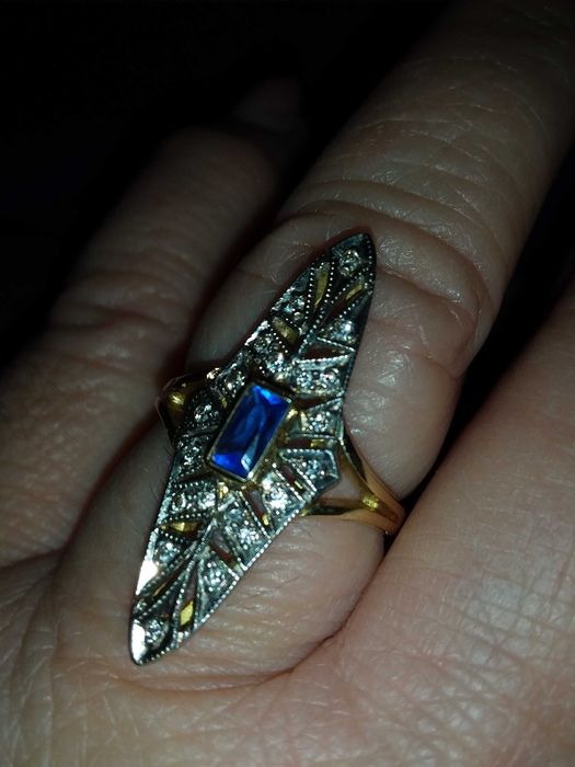 Кольцо 750 пробы. Советское