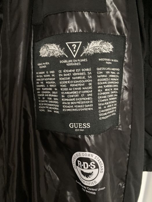 GUESS Оригинално пухено яке