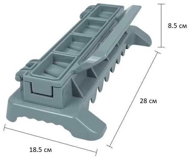 Форма для люля кебаб СЕРАЯ с ножками