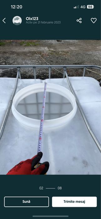 Vând bazine ibc  bidoane ibc butoaie 1000 litri