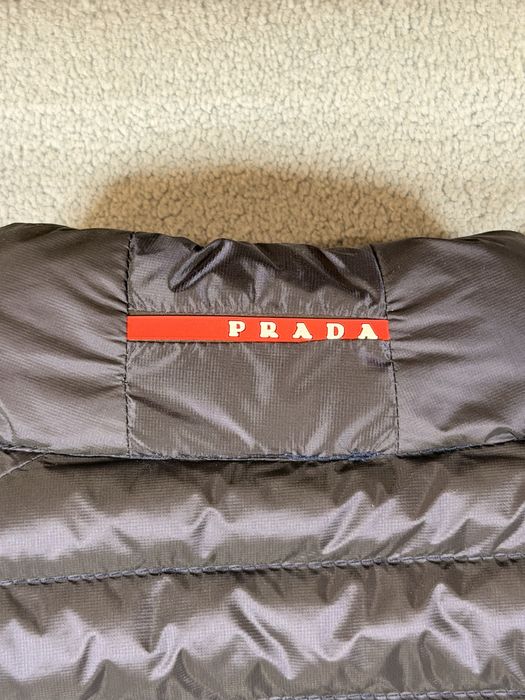 Prada Vesta Albastru inchis-Mov