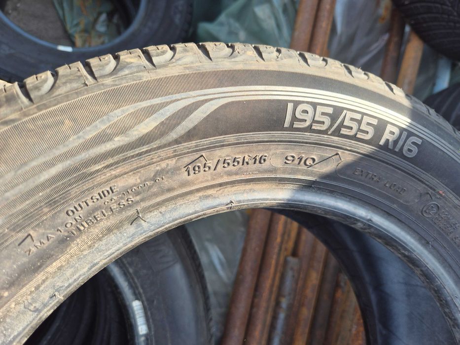 4 Anvelope de VARA - 195/55/16 - Michelin EV - CA UNELE NOI DOT 2017 !