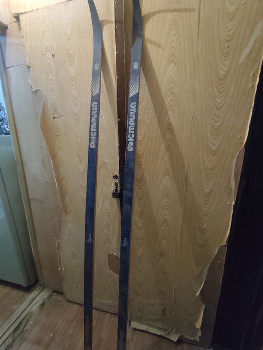 Лыжи с дерево...