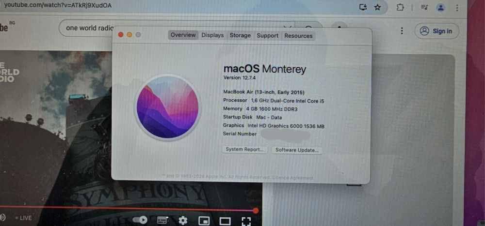 Macbook Air 13 inch 2015