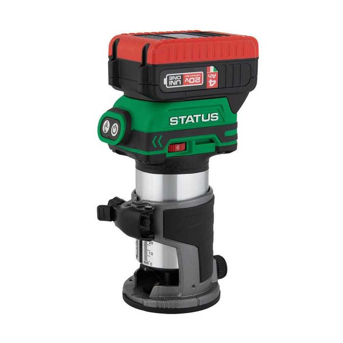 Акумулаторна челна фреза Status безчеткова , RH750BL 20V , 6 мм, 8 мм