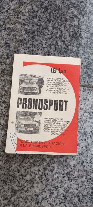 Program Fotbal 1977-1978