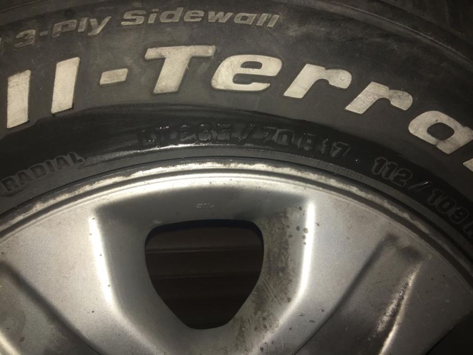 Продам резину BF GOODRICH