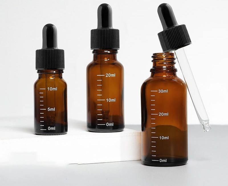 5-100 мл реагент глаз капельница Янтарное стекло ароматерапия жидкость