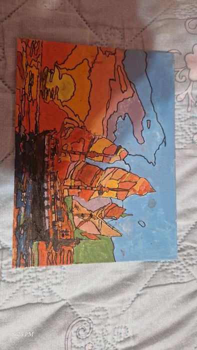 Мини-картина "Парусник"