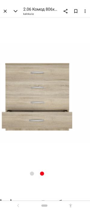 Комод новый светлый