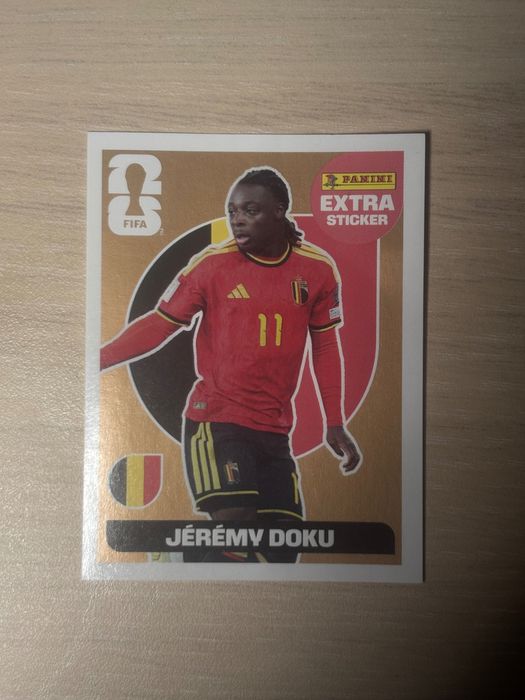 Extra Sticker Panini 2026 – Jérémy Doku