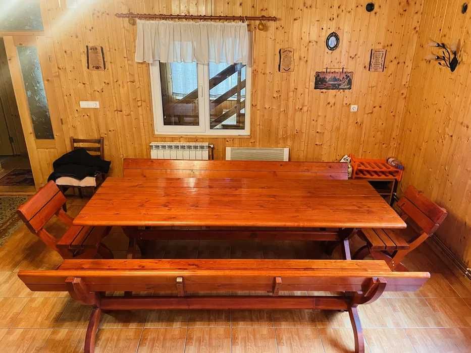 Masa din lemn pt.terasa(Cabana,Filigorie,Foisor,Gradina)