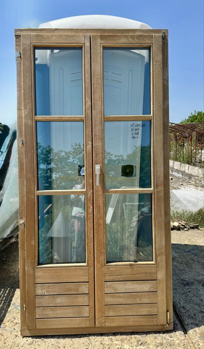 USA TERASA LEMN aluminiu tripan balcon H 215 x L 108 Garantie 2 buc