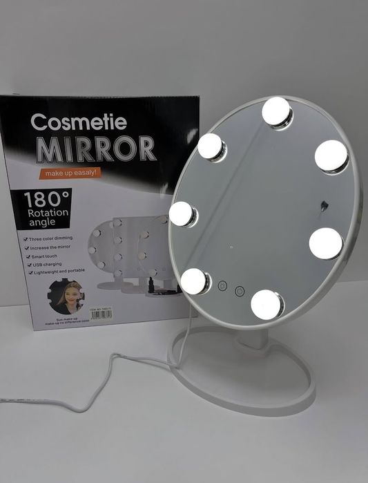 Зеркало с подсветкой гримерное настольное зеркало c подсветкой для мак