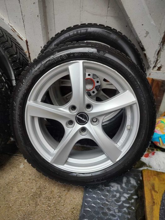 Лети джанти 17" 5х112 зимни гуми 195/55/17